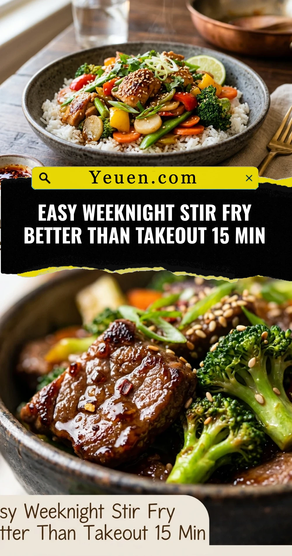 Easy Weeknight Stir Fry Better Than Takeout 15 Min
