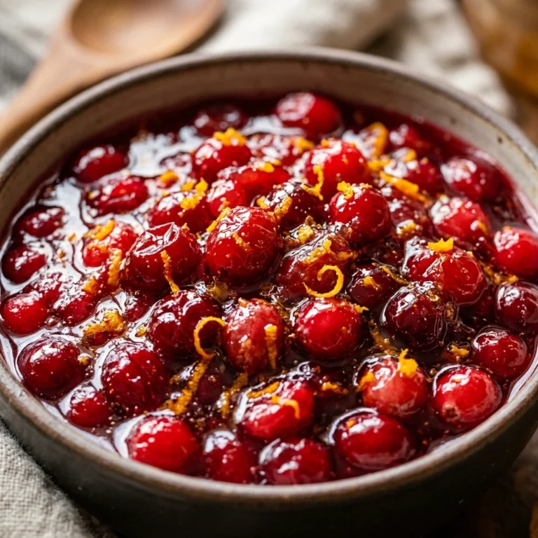 Easy Winter Cranberry Sauce With Orange And Honey
