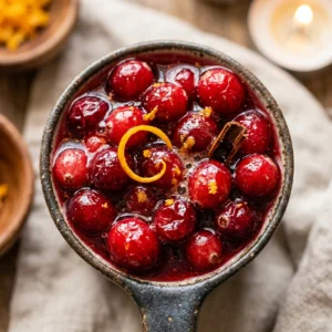 Easy Winter Cranberry Sauce With Orange And Honey
