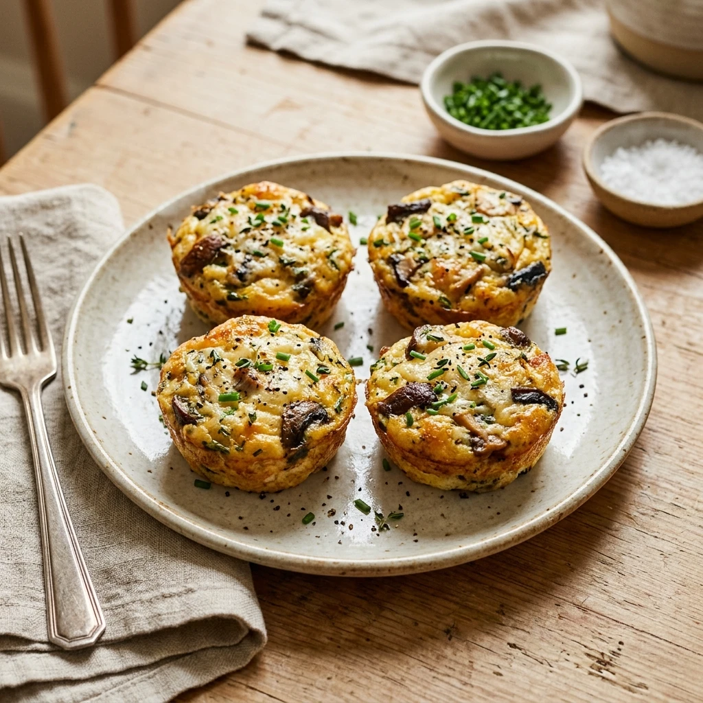 Egg Bites Cottage Cheese Mushroom High Protein Starbucks Copycat