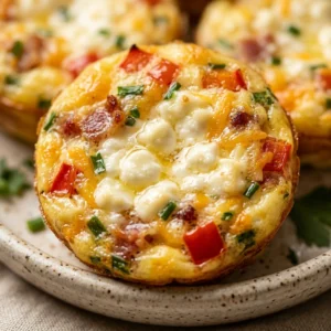 Egg Bites With Cottage Cheese Meal Prep High Protein