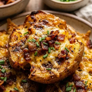 Extra Crispy Smashed Potatoes With Bacon Cheddar Viral Air Fryer Roasted Crispy