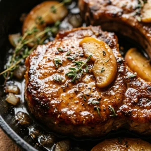 Fall Apple Cider Pork Chops One-Pot Cozy Dinner