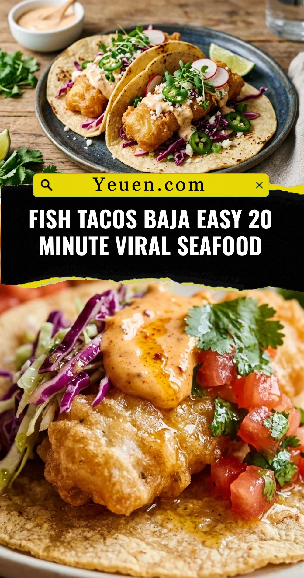 Fish Tacos Baja Easy 20 Minute Viral Seafood
