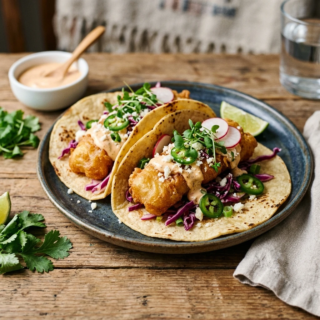 Fish Tacos Baja Easy 20 Minute Viral Seafood