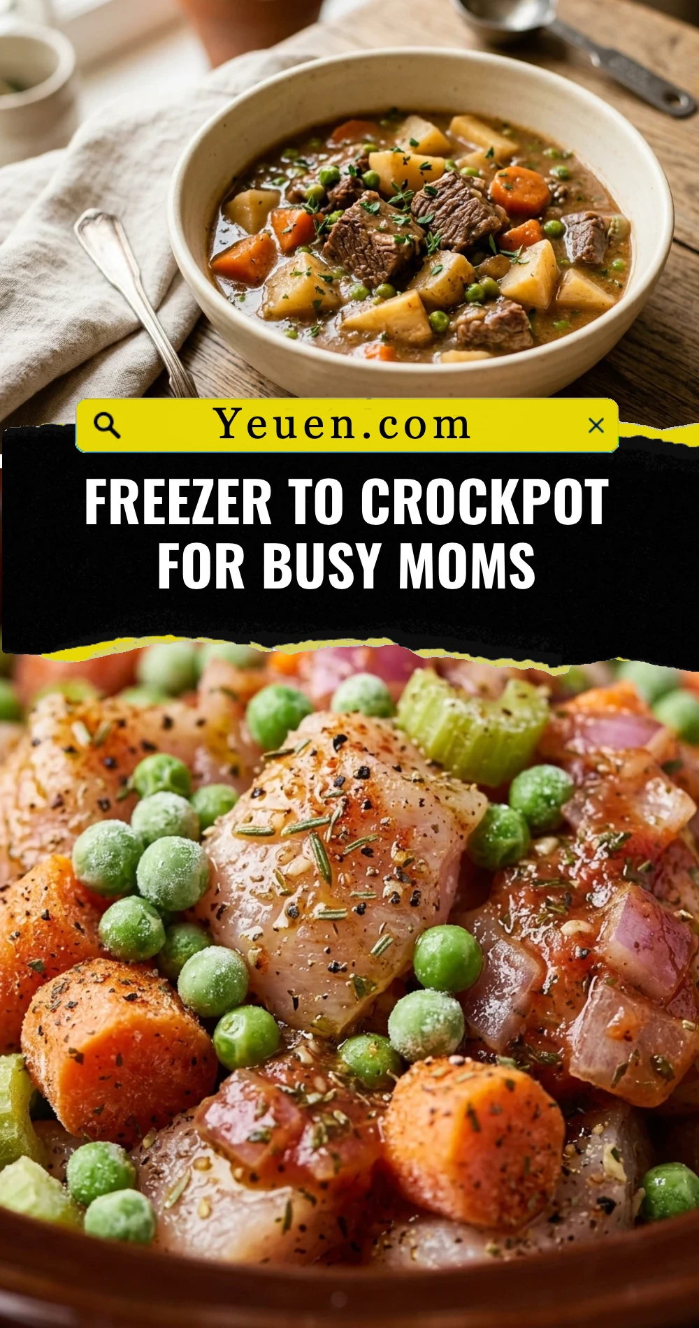 Freezer To Crockpot For Busy Moms