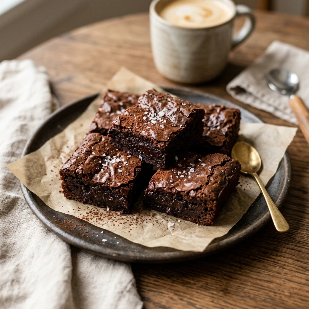 Fudgy Brownies With Espresso Easy Chewy Classic Chocolate