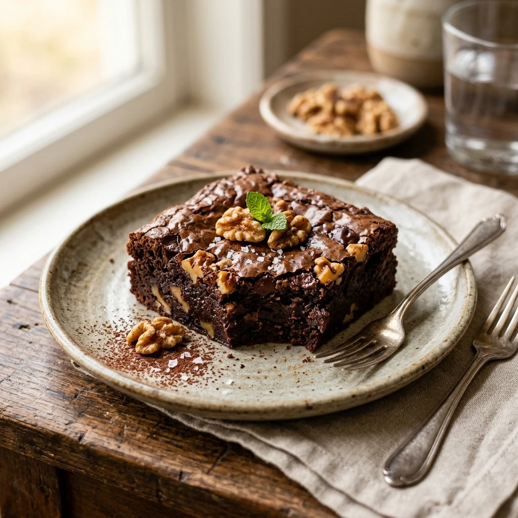 Fudgy Brownies With Walnuts Easy Chewy Classic Chocolate
