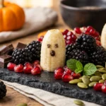 Ghost Fruit Board - Healthy Halloween Dinner