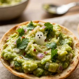 Ghost Guacamole Cups - 10 Min No Cook Dinner