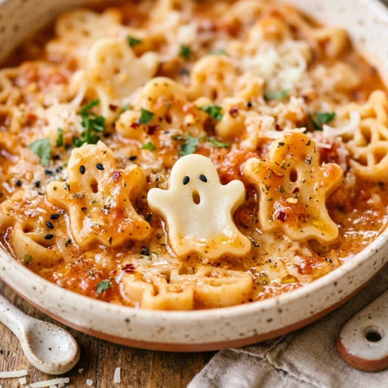 Ghost Pasta Spooky Easy Dinner Halloween 15 Min Kid Approved
