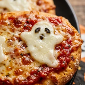 Ghost Pizza Easy Dinner Halloween Spooky 15 Min Kid Approved