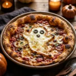 Ghost Pizza Halloween Party Spooky Easy Dinner 15 Min