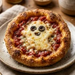 Ghost Pizza Mini Spooky Easy Dinner Halloween 15 Min