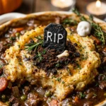 Graveyard Shepherd's Pie Halloween Family Dinner