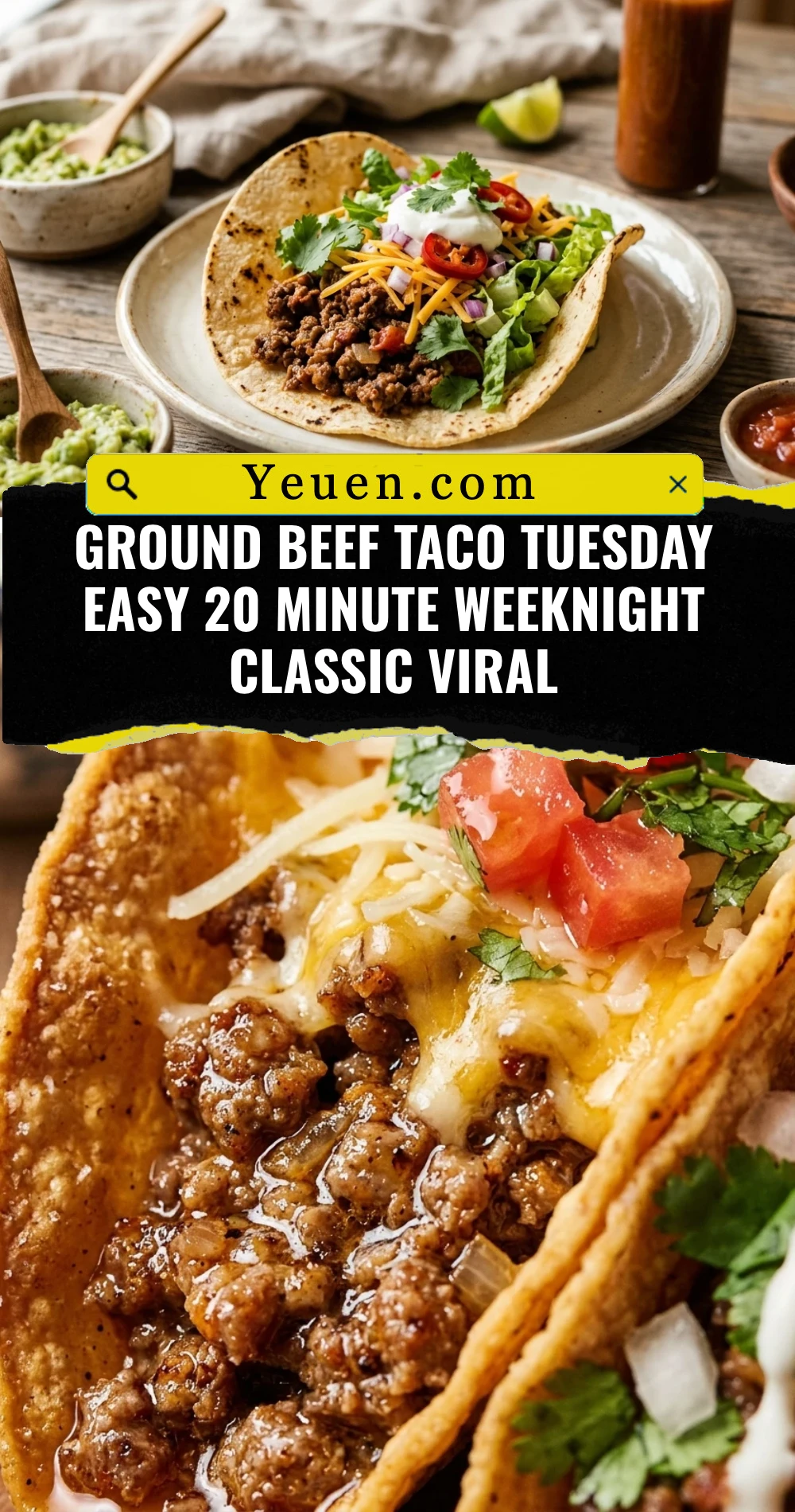 Ground Beef Taco Tuesday Easy 20 Minute Weeknight Classic Viral