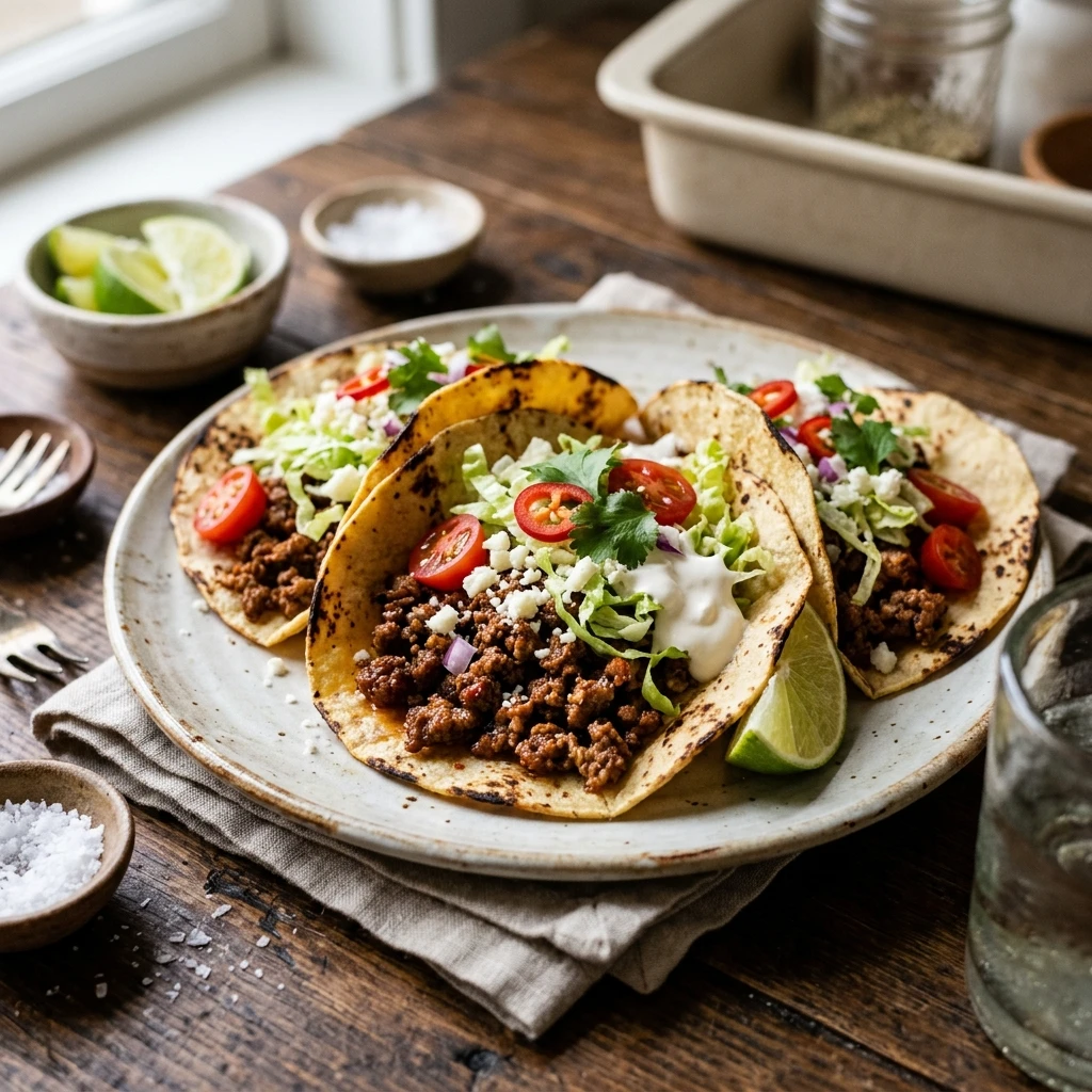 Ground Beef Tacos Easy Classic 20 Minute Weeknight Viral