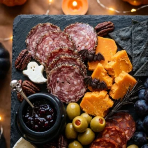 Halloween Charcuterie Board For 2 - Date Night Dinner