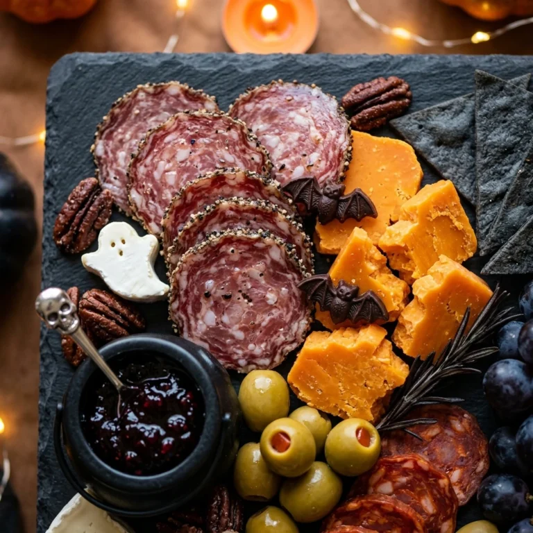 Halloween Charcuterie Board For 2 - Date Night Dinner