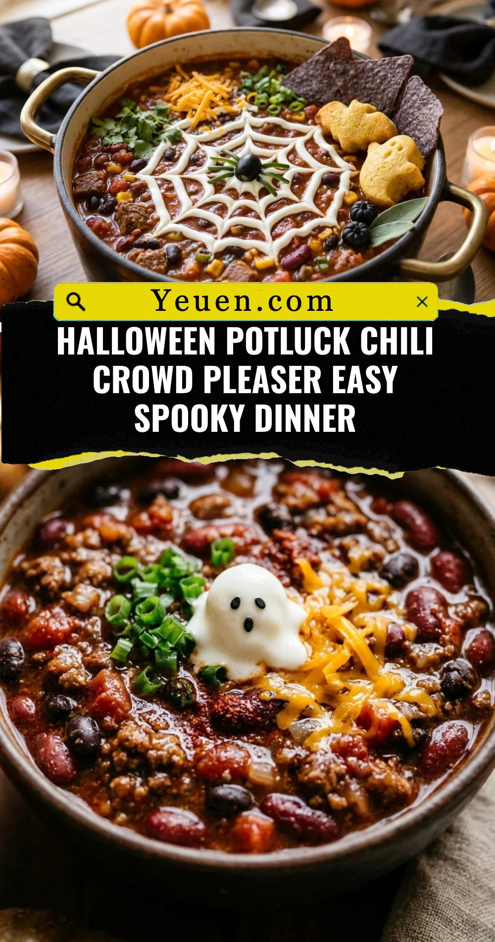 Halloween Potluck Chili Crowd Pleaser Easy Spooky Dinner