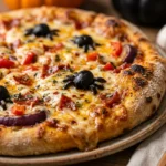 Halloween Potluck Pizza Crowd Pleaser Easy Spooky Dinner