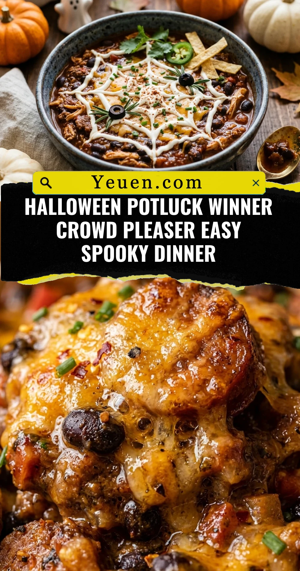Halloween Potluck Winner Crowd Pleaser Easy Spooky Dinner