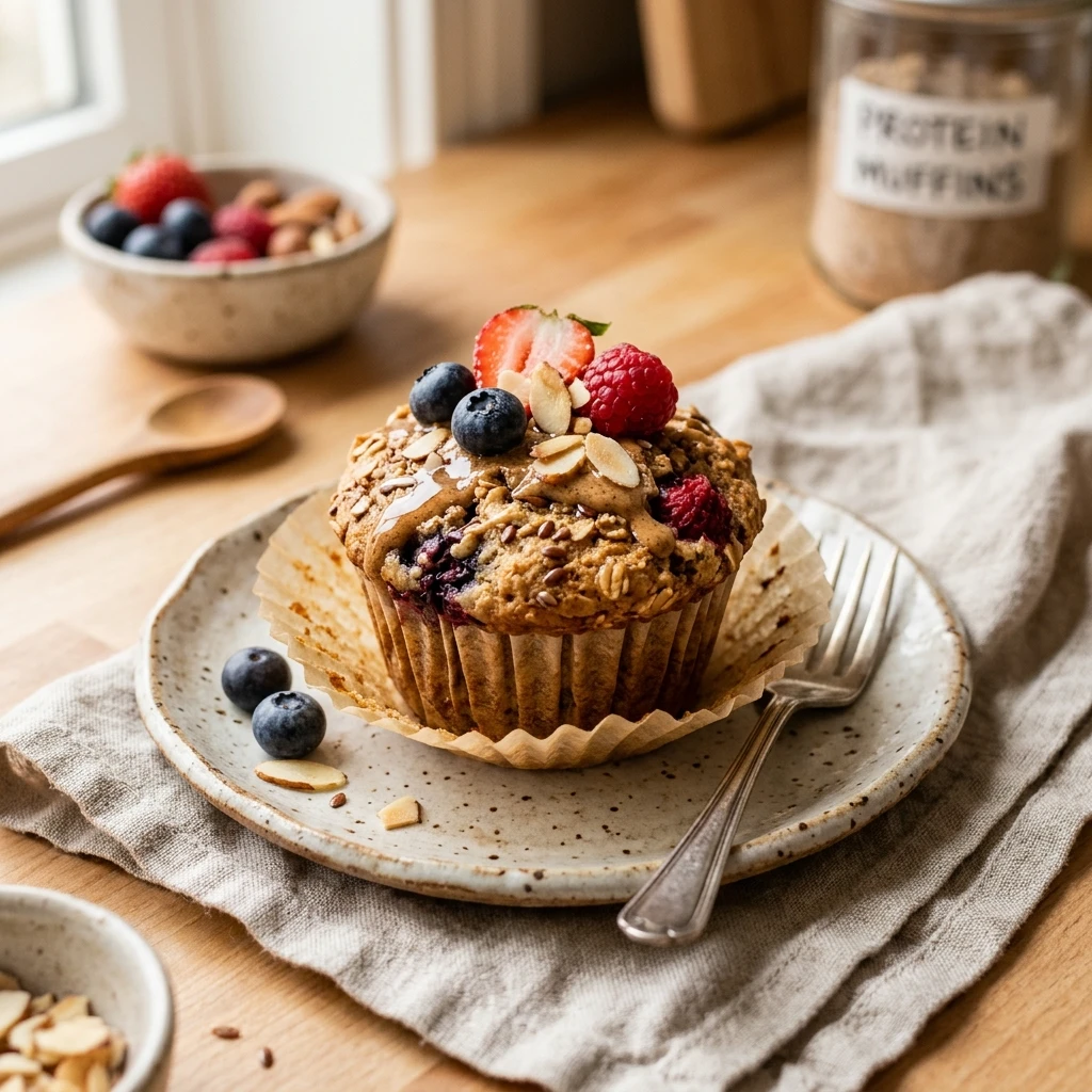 Healthy 5 Minute High Protein Breakfast Muffins Make Ahead Budget Kids