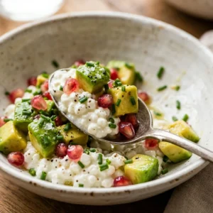 High Protein Avocado Breakfast 30g+ Easy Meal Prep Low Carb Cottage Cheese