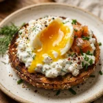 High Protein Bagel Breakfast 30g+ Easy Meal Prep Low Carb Cottage Cheese