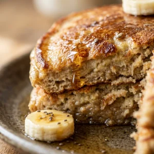 High Protein Banana Pancakes 3 Ingredient