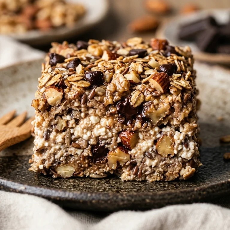 High Protein Bar Dessert Easy Low Carb 30g+ Meal Prep Cottage Cheese