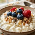 High Protein Breakfast Bowl Cottage Cheese 20g 5 Min