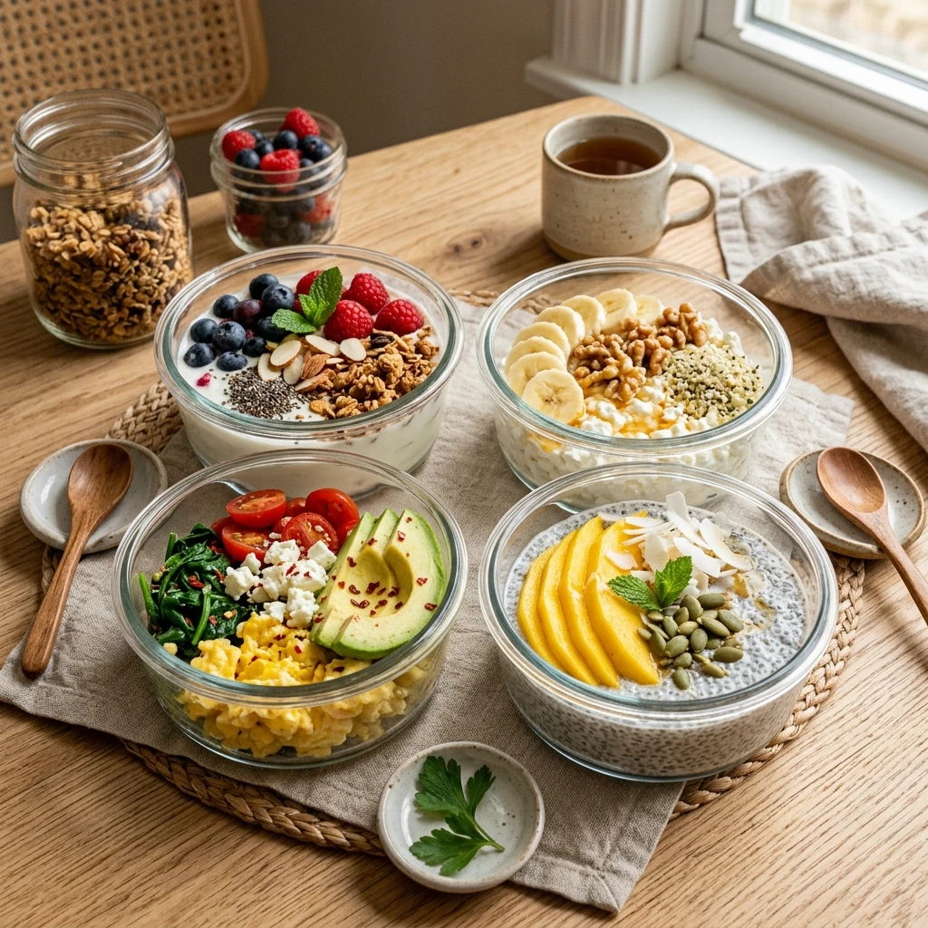 High Protein Breakfast Bowls Meal Prep