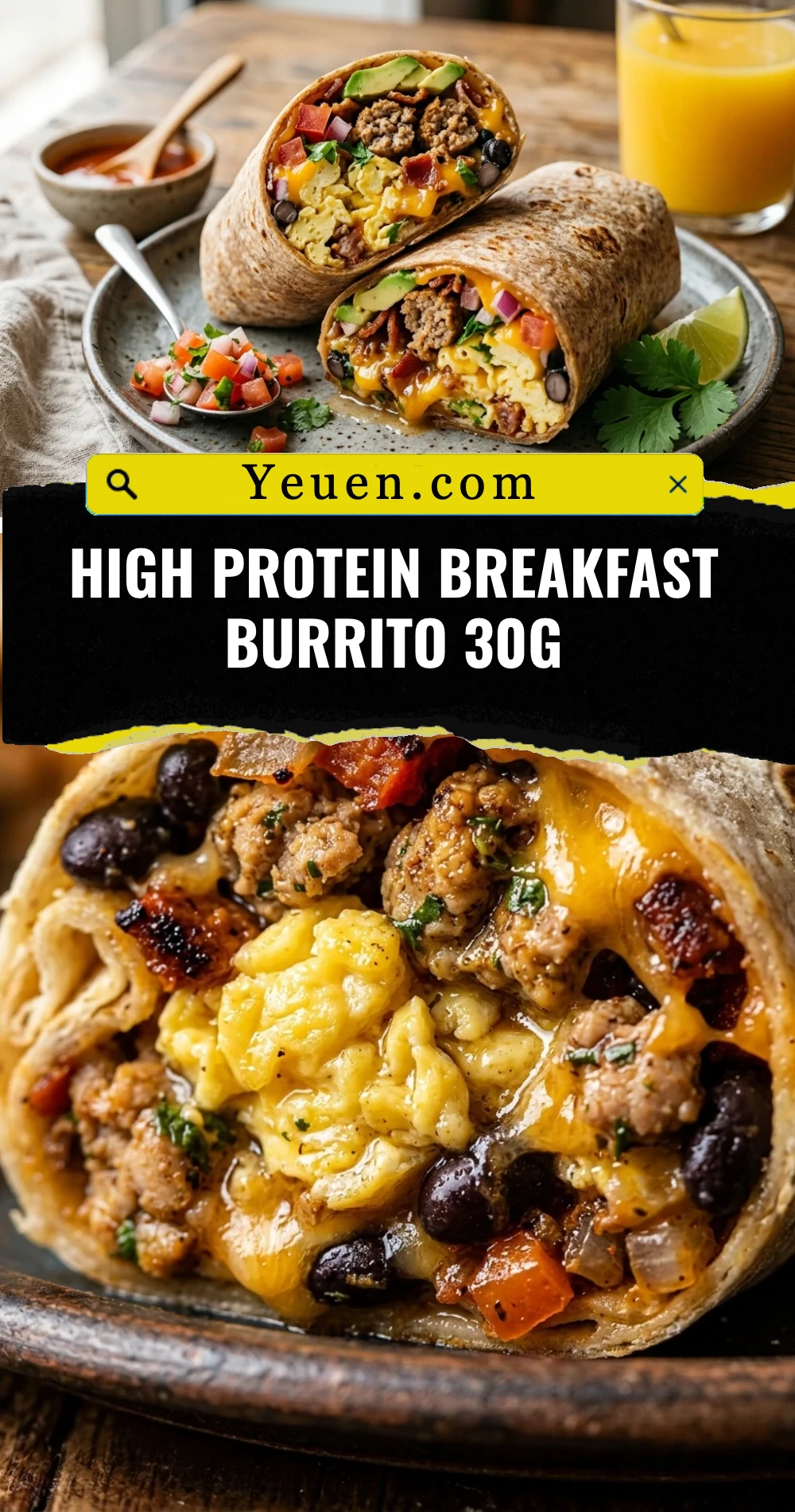 High Protein Breakfast Burrito 30g