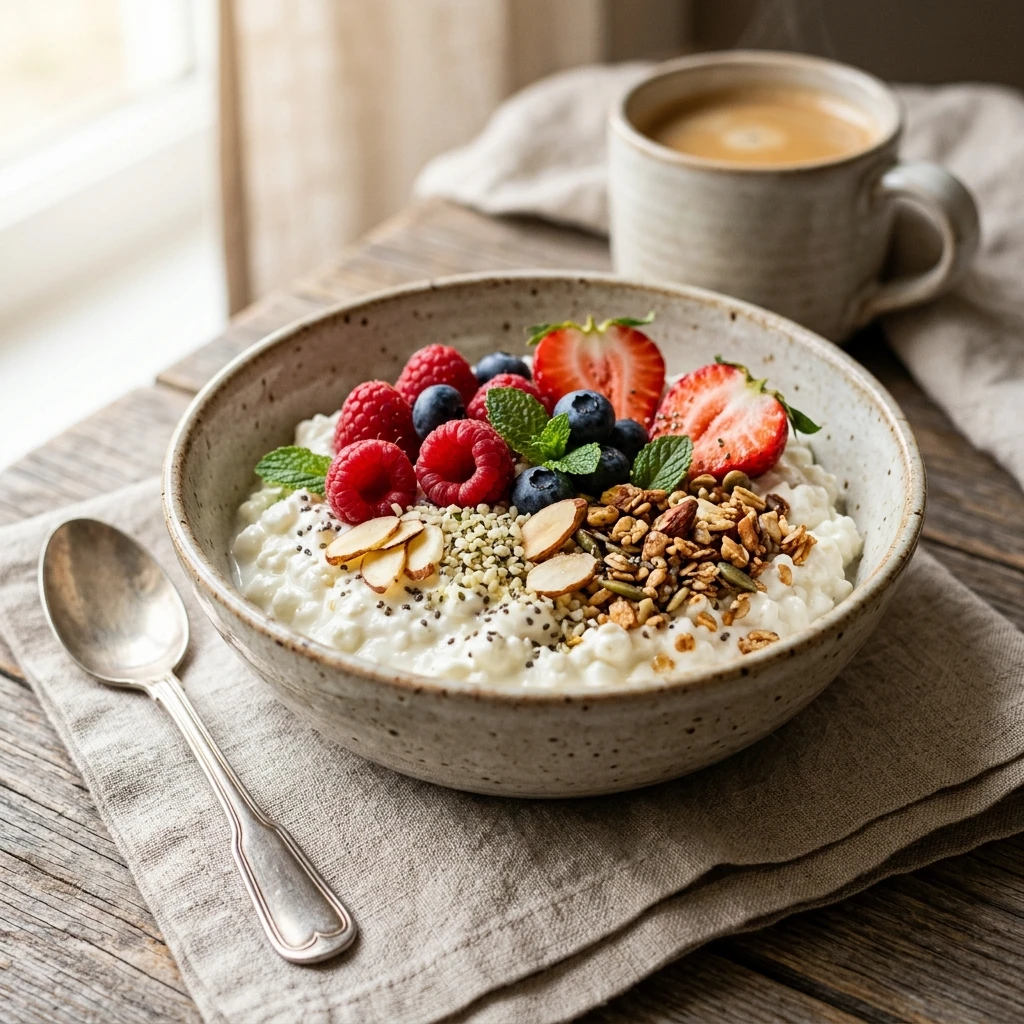 High Protein Breakfast Meal Prep 30g+ Easy Low Carb Cottage Cheese