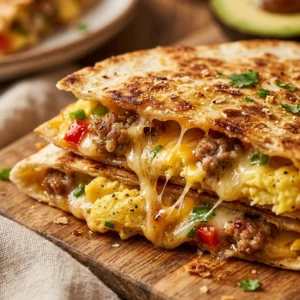 High Protein Breakfast Quesadilla 5 Minute