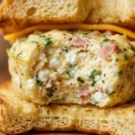 High Protein Breakfast Sandwich Cottage Cheese Egg Bites