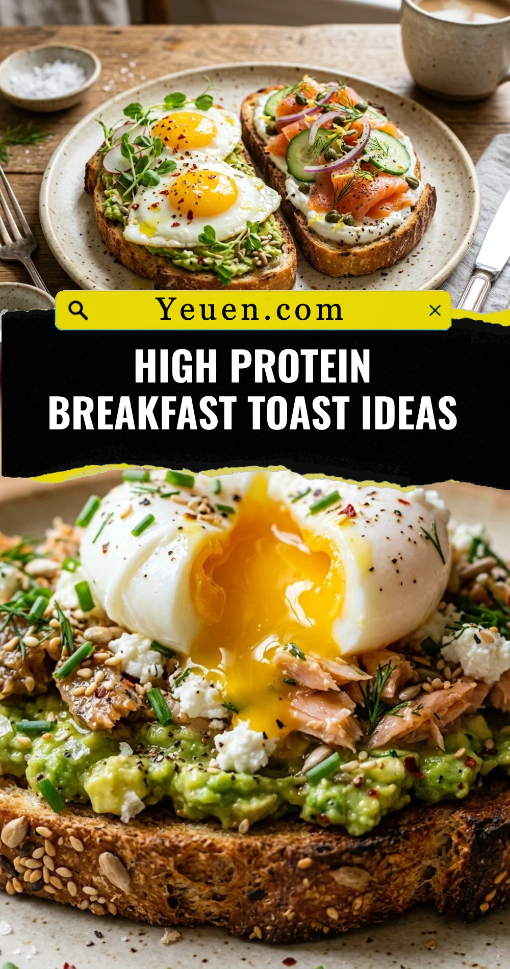 High Protein Breakfast Toast Ideas