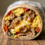 High Protein Breakfast Wraps Freezer