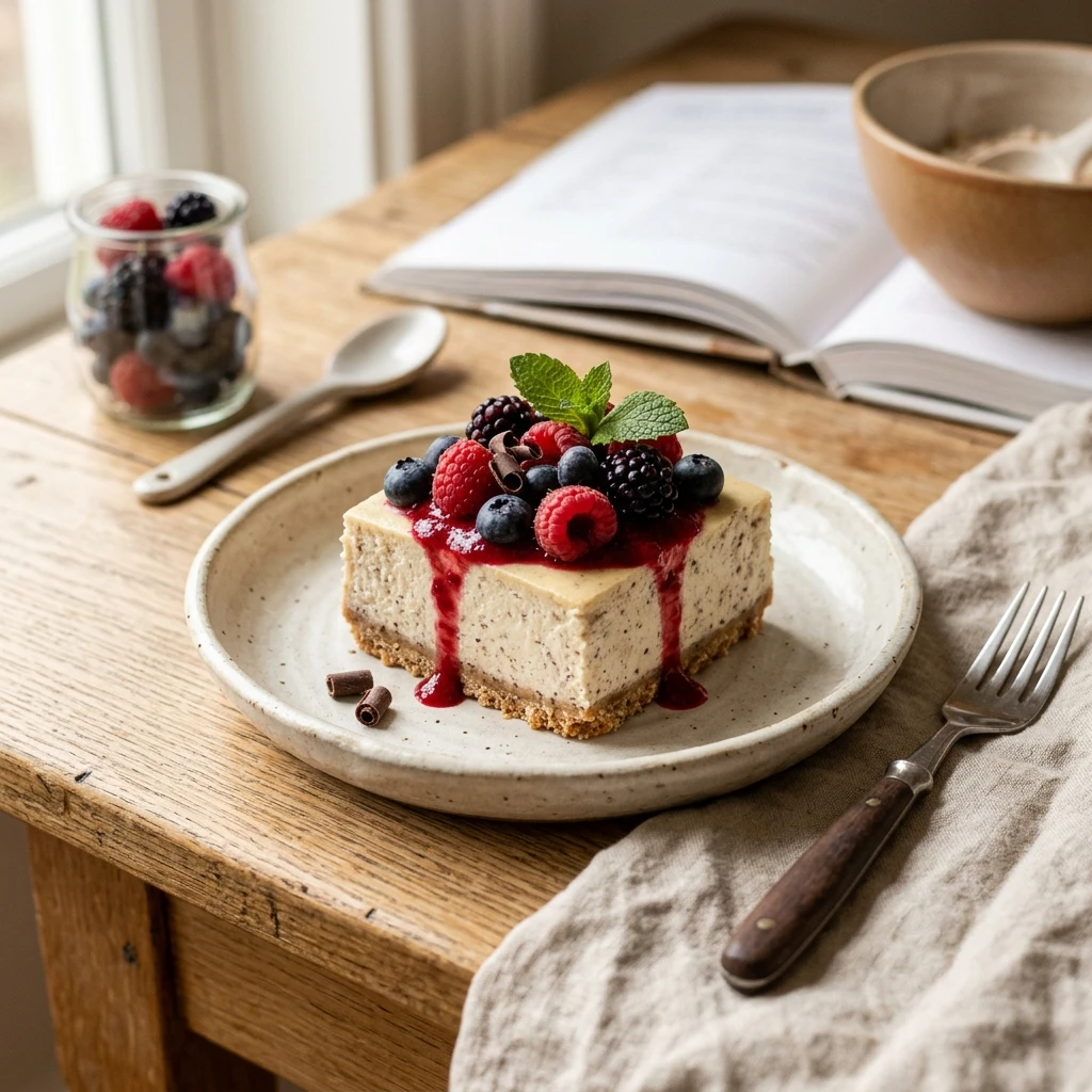 High Protein Cheesecake Dessert Easy Low Carb 30g+ Meal Prep