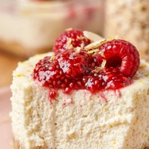 High Protein Cheesecake Dessert Low Carb Easy 30g+ Meal Prep Cottage Cheese