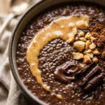 High Protein Chia Pudding Chocolate Peanut Butter