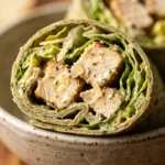 High Protein Chicken Caesar Wraps Low Carb