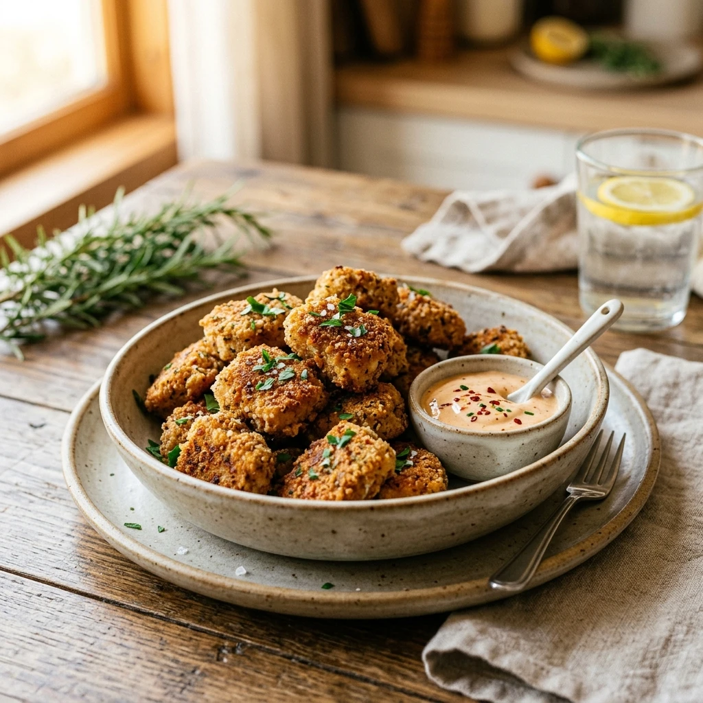 High Protein Chicken Nuggets Air Fryer