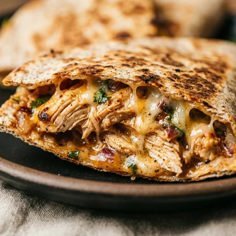 High Protein Chicken Quesadillas Quick