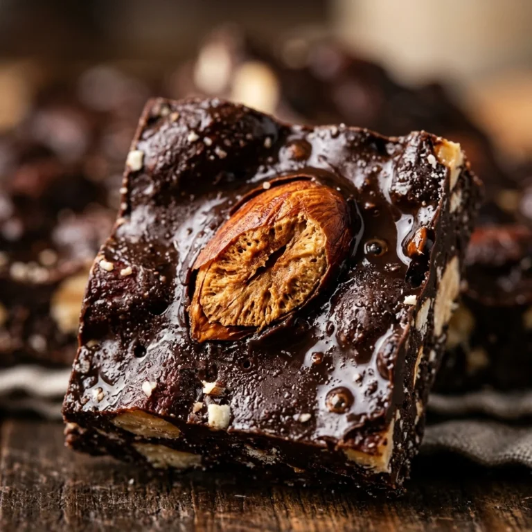 High Protein Chocolate Bark With Almonds