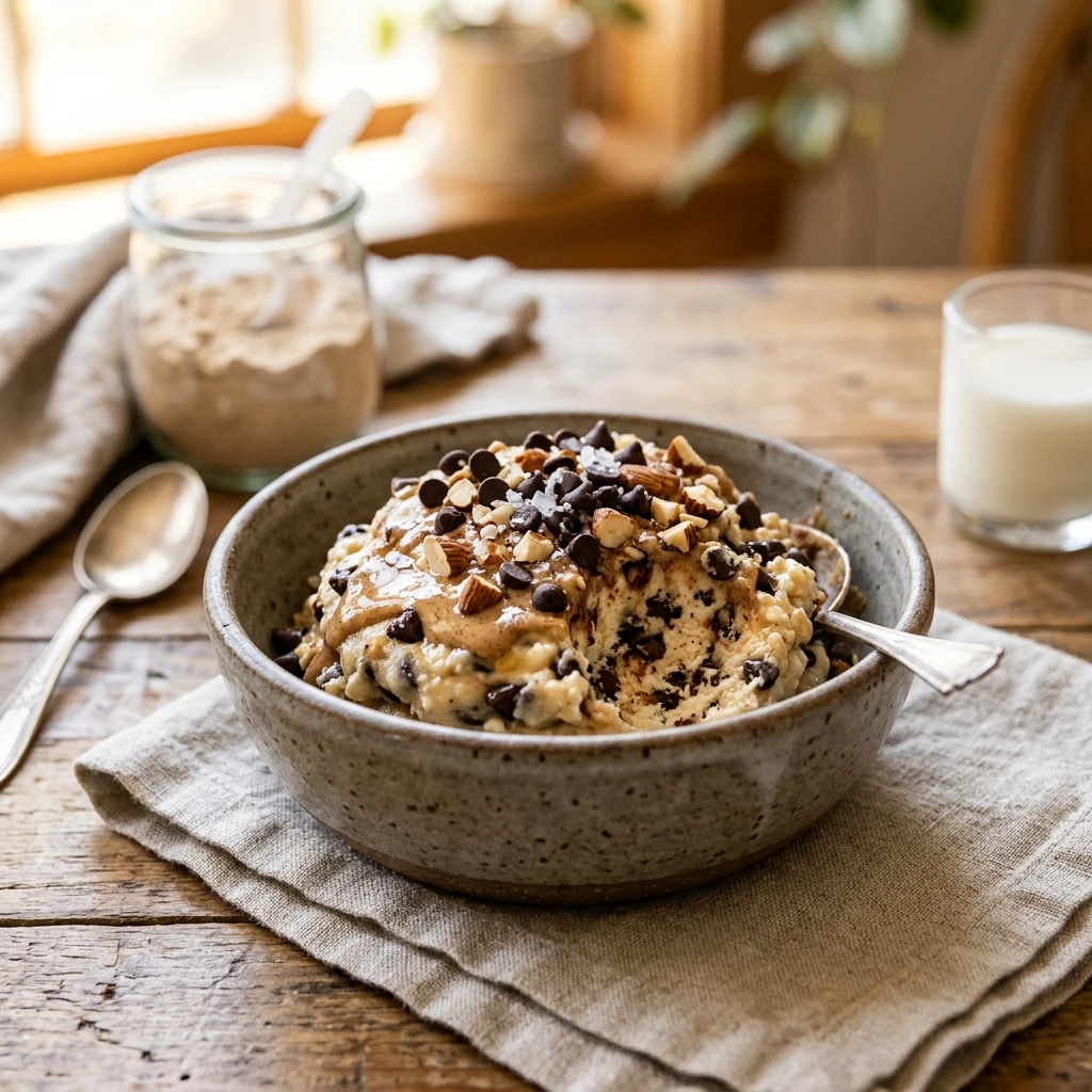 High Protein Cookie Dessert Low Carb Easy 30g+ Meal Prep Cottage Cheese