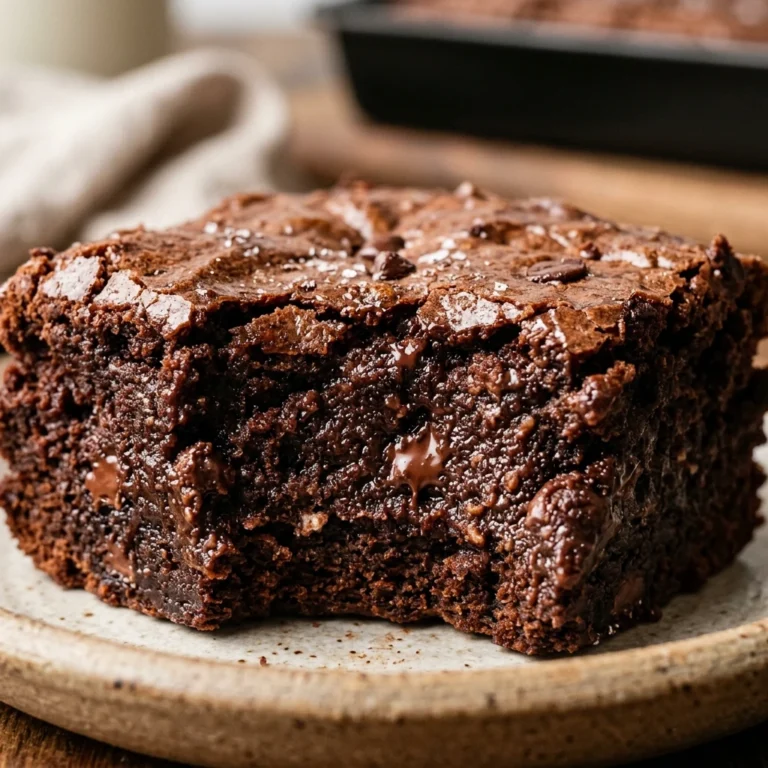 High Protein Cottage Cheese Brownies - Fudgy