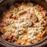 High Protein Cottage Cheese Crockpot No Prep Dump & Walk 5 Min Prep Feeds Crowd Under $20