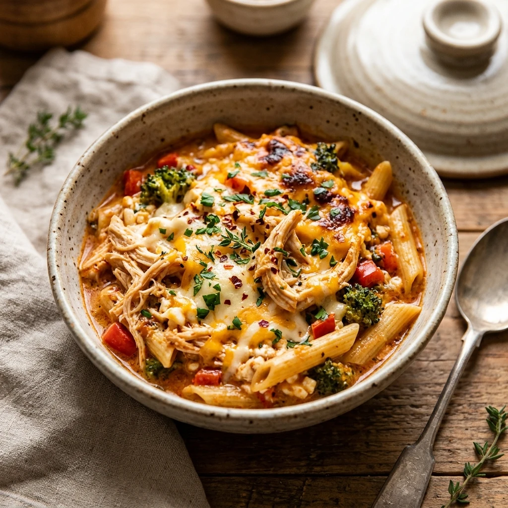 High Protein Cottage Cheese Crockpot No Prep Dump & Walk 5 Min Prep Feeds Crowd Under $20